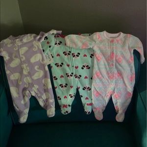 Carter’s newborn girl sleepers